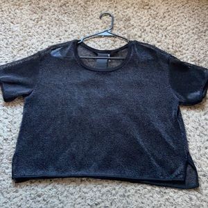 Heather sheer top